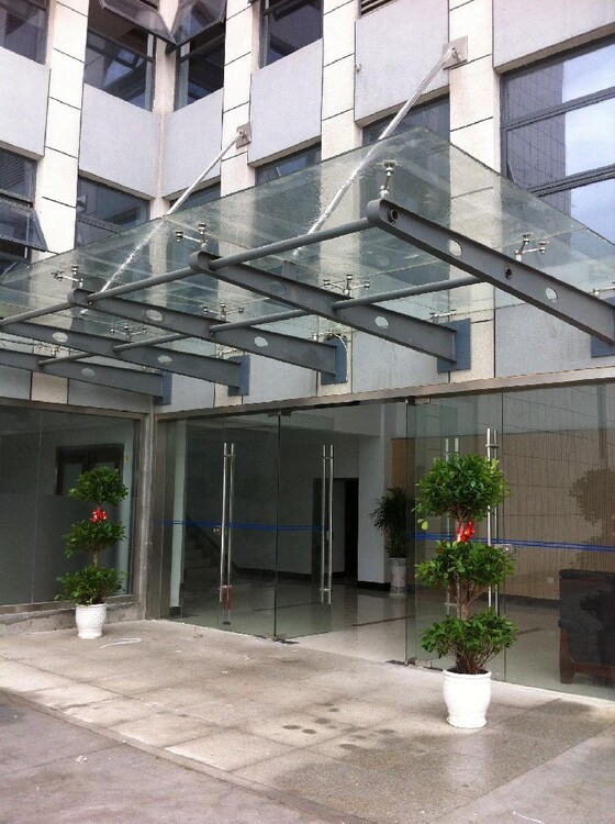 南京门头玻璃棚安装施工