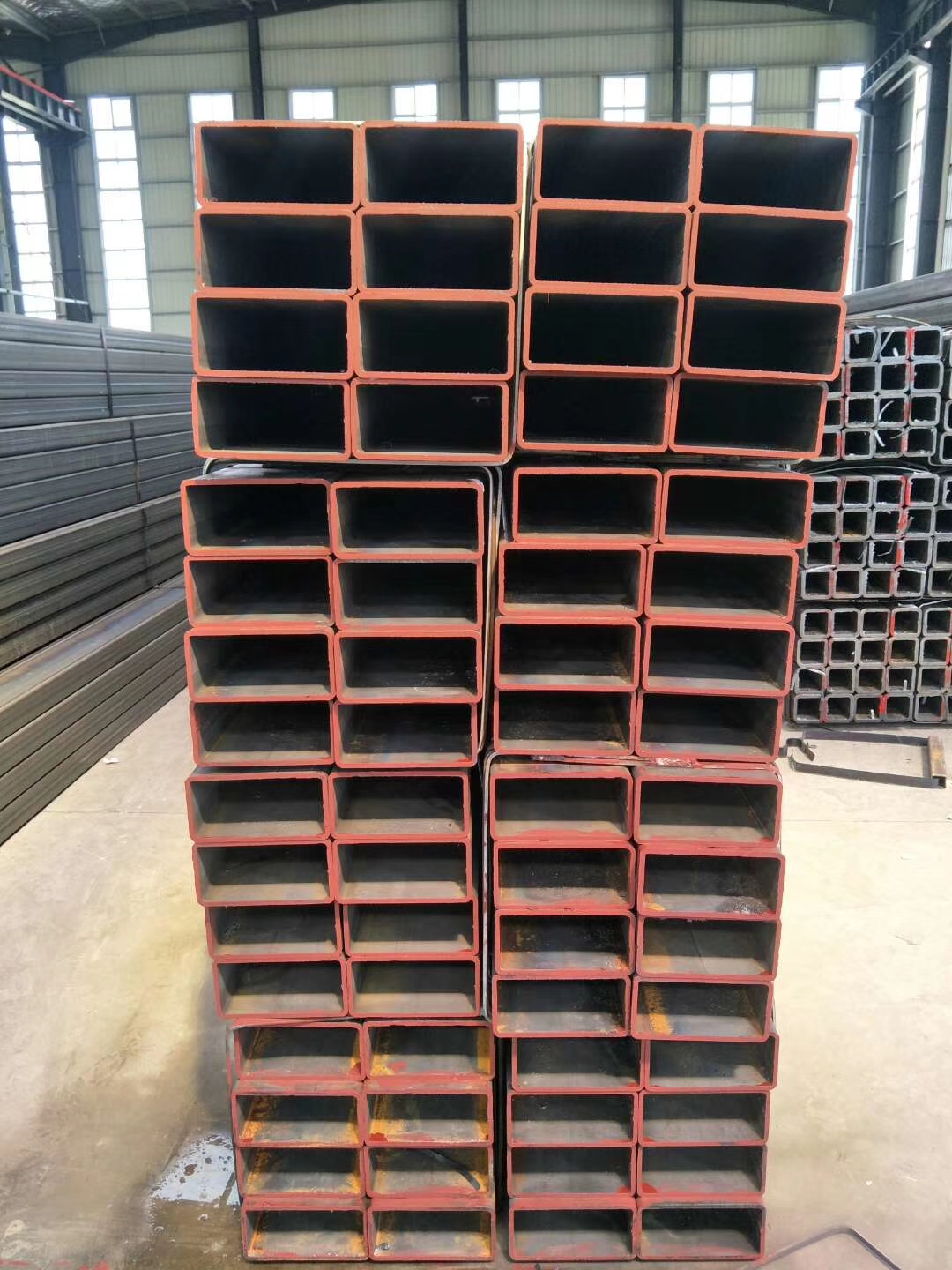 Q345C直角方管 钢结构工程用 80x80x5热轧矩形管 耐腐蚀