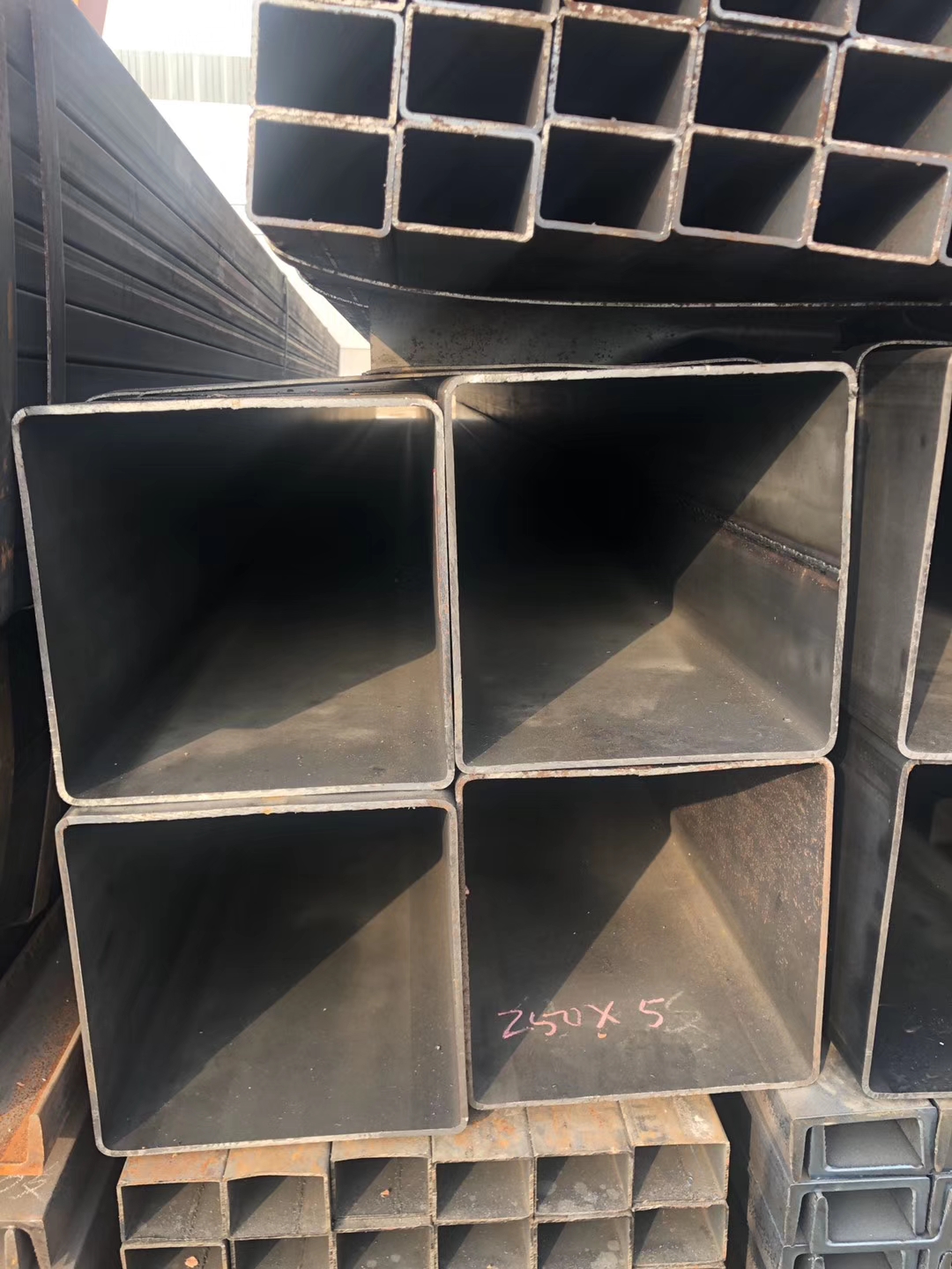 250x120x6 Q355B方管 小口径方管建筑工程用支持定制