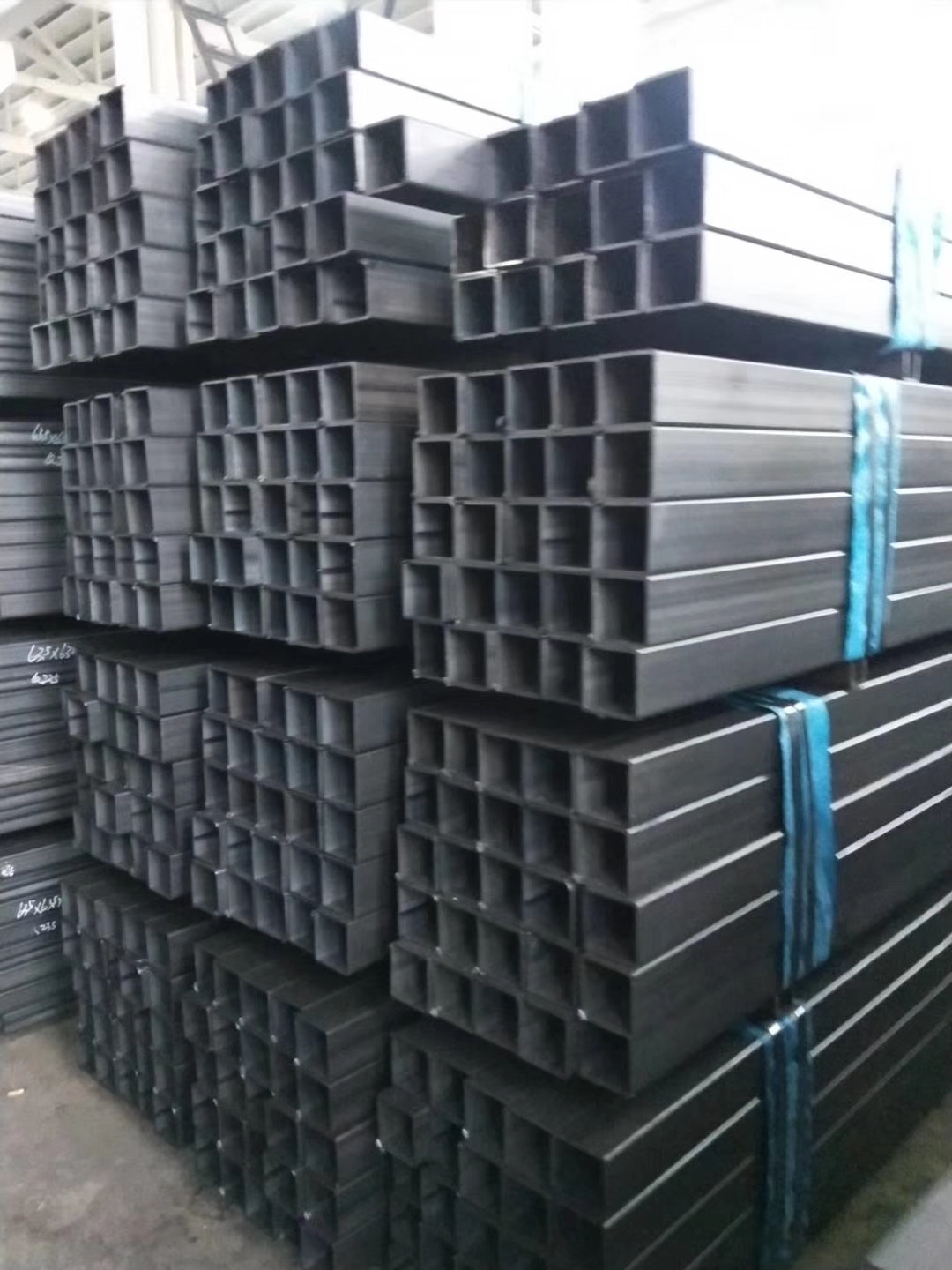 Q355B厚壁矩形管 钢结构工程用 160x160x8热轧方矩管 加工定制