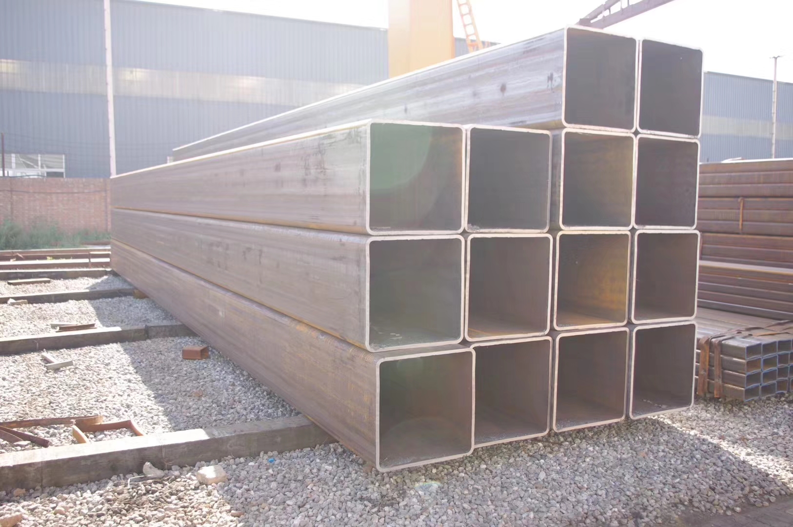 Q345C热轧矩形管 机床设备用 308x108x6厚壁矩形管 耐腐蚀